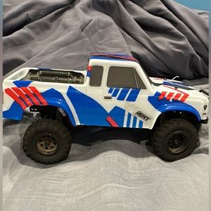This is a mini rc truck. Very fun to play with.